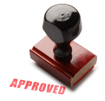 Approved planning stamp